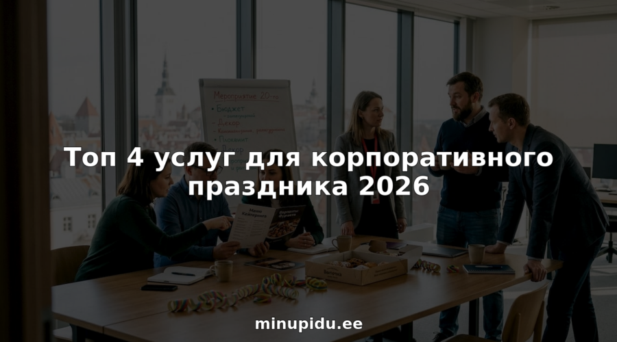 Top 4 teenust ettevõtete puhkuste jaoks 2026